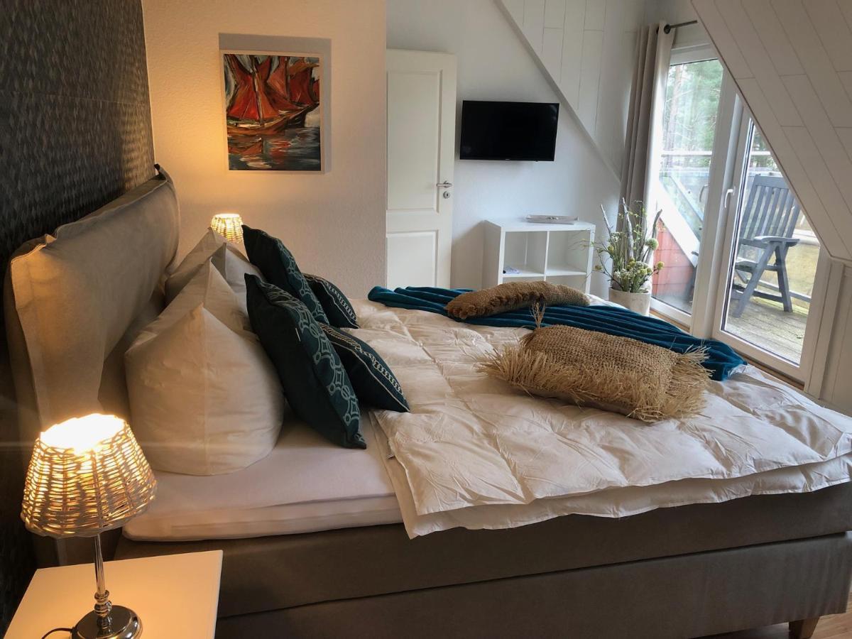 Romantisches Ferienhaus Boddenblick Mit Sauna Pruchten ภายนอก รูปภาพ