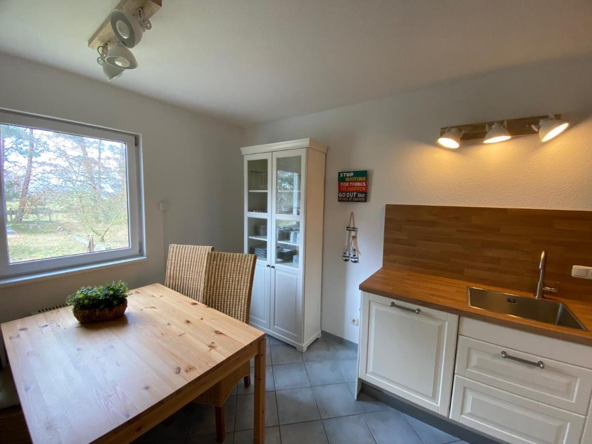 Romantisches Ferienhaus Boddenblick Mit Sauna Pruchten ภายนอก รูปภาพ